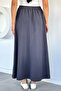 Women's Elastic Waist Double Pocket Skirt - 4
