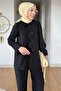 Elastic Waist Trousers, Front Buttoned Shirt, Islamic Clothing, Two-Piece Set - 5