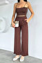 Women's Pleated Pipe Leg Pants