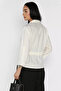 Women's Zippered Belted Shirt - 4