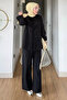 Elastic Waist Trousers, Front Buttoned Shirt, Islamic Clothing, Two-Piece Set - 4