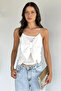 Women's Rope Strap Bow Blouse