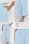 Women's Elastic Waist Wide Leg Trousers - 3
