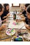 Tulip Design Paintable Cloth Bag - Hobby Painting Bag - 2
