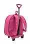Girl's Kindergarten Nursery Wheeled Backpack Embossed Eva Colorful Printed Wheeled School Bag - 6