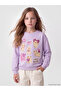 Lcw Kids Crew Neck Printed Girls' Sweatshirt