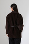Women's Brown Oversize Goldfox Blazer with Belt - 8