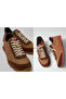 Drift Walk Brown Suede and Leather Sneakers for Women.