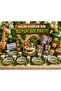 Safari Birthday Party Set |   8-16 Person Plate Cup Fork Set |   24-48 Pieces |   Children's Party Tableware Set - 3