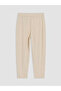 Two Mt Shop Quality Lcw Curve Beige Diver Fabric Plain Standard & Regular Women's Sweatpants - 2