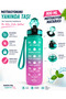 900 ml Motivational Water Bottle – Leak-Proof, Lockable, Silicone Tip, Carrying Strap, Wide Mouth Water Bottle