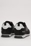 Men's Leather Lace-Up Sports Shoes Black - White - 4