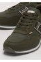 Men's Leather Lace-Up Sports Shoes Khaki - Beige - 5