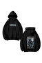 Nirvana Kurt Cobain Back Print Black Hooded Sweatshirt