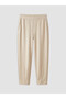 Two Mt Shop Quality Lcw Curve Beige Diver Fabric Plain Standard & Regular Women's Sweatpants