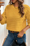 Gülseli Women's Knitwear Blouse with Bow on the Back - 2