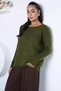 Gülseli Women's Knit Sweater with Lace Detail on the Back - 2