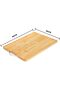 Bamboo Cutting Board, Wooden Kitchen Cutting Boards with Handle for Chopping Meat, Vegetables - 7