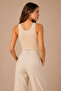 Women's U-Neck Thick Strap Cotton Flexible Basic Undershirt - 3