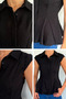 Women's Sequin Detailed Pleated Shirt - 3