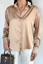 Oversize satin shirt