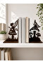 🧚   Fairy & Mushroom Book Holder |   Nature-Inspired Decorative Mdf Bookshelf Accessory |   Gift