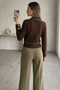 Gülseli Shirt Collar Buttoned Knitwear Sweater - 3