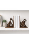 🦊   Fox & Badger Book Holder |   Nature-Inspired Decorative Mdf Bookshelf Accessory |   Gift