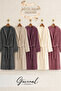 Evos |   Cotton Unisex Ribbed Hooded Bathrobe - 1 Piece |   Ultra Soft |   Dowry - 4
