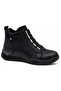 1953860K Women's Genuine Leather Elastic Comfort Short Zipper Boots - 3