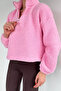 Gülseli Half-Zip Sweatshirt with Elastic Waist Detail - 2