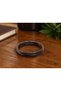Édouard Double Leather Men's Bracelet – Black Brown Premium Gift Boxed - 3