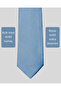 White Dot Patterned Light Blue Tie – 7 cm Wide - 2