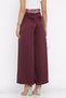 Women's High Waist Satin Trousers with Scarf Accessory - 4