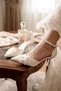 Women's 7 cm Ecru Embroidered Bridal Shoes - 2