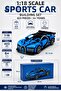 423 Piece Sports Car Building Set 1:18 Scale Pull Back Mechanism Educational Toy Car for Ages 6+ Legosu - 7