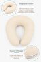 Breastfeeding Pillow, Baby Support Cushion, Maternity Pillow, Cotton Fabric, Rainbow Series, Cream - 4