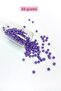 Bulk Glass Sand Beads Large Size (6/0) 4 mm - 60 Grams - Purple - Bnc116