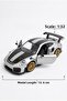 Hobbiez Licensed Porsche 911 Gt2 Doors Openable Model Diecast 1/32 Scale Metal Vehicle with Stand - 2