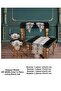 Elegant Model Cream Dowry Set 5 Piece Lace Tablecloth Runner Set Living Room Set Decorative - 2
