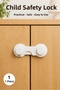 Child Safety Lock Adhesive Cabinet Door Lock Baby Safety Device (1 Piece)