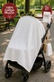 100% Cotton Washed Muslin Nursing Cover |   Multi-Purpose Nursing Bib and Stroller Cover - 2