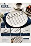 Set of 6 Stainless Steel Dessert Spoons