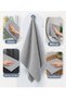 2 Pcs Bitik Checkered Cleaning Cloth - High Water Absorbent Kitchen Cleaning Non-Marking Glass Dust Cloth 50X70 - 5