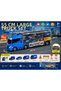 55 cm Police Vehicle Carrier Truck Set – Toy Truck with Mini Vehicles, Helicopter and Traffic Accessories Glt-E401