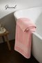 Azalea |   Set of 2 Floral Bordered Bath Towels |   Ultra Soft |   Bath Towel |   Hand Towel |   Dowry |   70X140 cm - 50X90 cm - 3