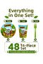 Safari Birthday Party Set |   8-16 Person Plate Cup Fork Set |   24-48 Pieces |   Children's Party Tableware Set