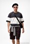 Antrasit Oversize/Geniş Kesim Renk Bloklu Dokulu T-Shirt TMNSS25TS00065 - 5