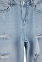 Mavi Taş ve Yırtık Detaylı Normal Bel Wide Leg Jeans TWOAW27JE00217 - 6