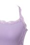 Lila Dantel Detaylı Fitilli Örme Pijama Takımı THMAW27PT00037 - 6